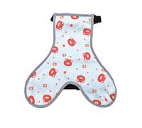 Disfraz de perro - Delantal impermeable para cachorro | Chaleco para perro pequeño con patrón de dibujos animados - para una fácil preparación de salidas, senderismo, camping, uso diario, visita al