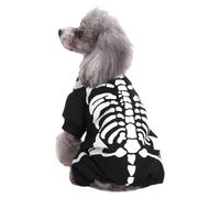 Disfraz de perro esqueleto, ropa de disfraz joven perro para perros pequeños y medianos | Disfraz Cosplay Fiesta para eventos temáticos de fotos Carnavales Juego de rol