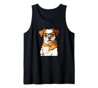 Disfraz de perro frío con chal y copa para niños y niñas Camiseta sin Mangas