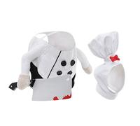 Disfraz de perro pequeño, disfraz de animal de chef Halloween Verung, espeluznante con camisa de cocina y gorro para mascotas, fiesta de Halloween, fiesta en casa