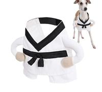 Disfraz de perro pequeño, divertido disfraz de Halloween para fiestas, traje de cosplay de poliéster ligero con mangas 3D para uso diario, Navidad y ocasiones especiales (tamaño según la tabla)