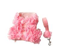 Disfraz de perro pequeño, vestido francés, arnés para mascotas, falda de flores de encaje, ropa para perro, chaleco de pecho, traje de fotografía para perros