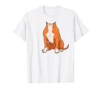 Disfraz de Perro Staffordshire Bull Terrier Divertido Halloween Camiseta gráfica económica, Hombre, Blanco, XL