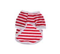 Disfraz de Perro Vestidos sin Mangas Chaleco Simple para Perros Ropa Transpirable Ropa para Perros Ropa Informal de Primavera y Verano Ropa (Rojo L)