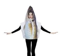 Disfraz de Pescado, Trajes Divertidos Ligeros Debajo Traje Pescador de Pescadores para el Juego del Festival Masquerade Halloween