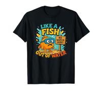 Disfraz de pez fresco fuera del agua para los amantes del habla idiomática Camiseta