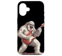 Disfraz de pie grande blanco con guitarra para los amantes del balancín Carcasa para iPhone 16