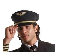 Disfraz De Piloto De Aerolínea De América Con Gorra Para Niños Y Adultos