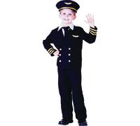 Disfraz De Piloto Little Boy Con Chaqueta Por Dress Up America