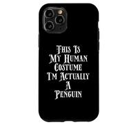 Disfraz de pingüino con Texto en inglés I'm Actually A Penguin Carcasa para iPhone 11 Pro