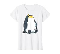 Disfraz de pingüino Emperador gráfico Corporal Divertido Halloween Cosplay Camiseta gráfica económica, Mujer, Blanco, XS