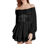 Disfraz De Pirata Disfraz Victoriano Mujer Peter Pan Mujer 3Xl Corto Cinturon Pirata Adolescente De Epoca Victoriana Vestido Medieval Vestido Blanco Capitan Garfio Adulto Largo Adulto Vikinga