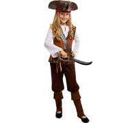 Disfraz de pirata para niña - Colección Caribe 5-6 años