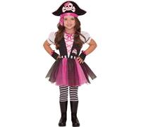 Disfraz de pirata y sombrero para niña