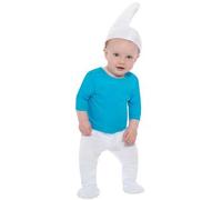 Funidelia | Disfraz de Pitufo Oficial para bebé Talla 1-2 años The Smurfs, Dibujos Animados, Enanito - Color: Azul - Licencia: 100% Oficial - Divertidos Disfraces y complementos