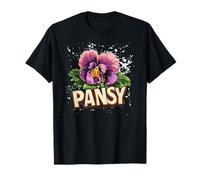 Disfraz de plantas de pensamiento para flores silvestres y temporada de jardinería Camiseta
