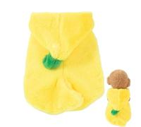Disfraz de plátano para perro - Banana Outfit Winter Cosplay Coat | Funny Yellow Bàanana Suit For Small Medium Breed Pet Dogs Cat Halloween Christmas Spring Fall Winter Photograph, Soft Plush Pet