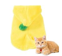 Disfraz de plátano para perro, ropa de plátano, abrigo de cosplay de invierno, para mascotas, perros y gatos de razas pequeñas y medianas para Halloween, Navidad, primavera, otoño, invierno
