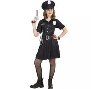 Disfraz de policía con falda - 128 cm