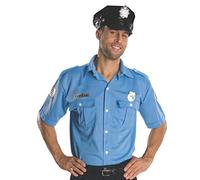 Disfraz de policía para hombre, camisa y accesorios, Talla única adulto (Rubie's 880571)