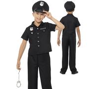 Disfraz De Policía Para Niños De Nueva York Nuevo + Sombrero