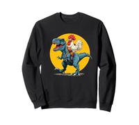 Disfraz de Pollo Best Friends para Amantes de los Dinosaurios Sudadera