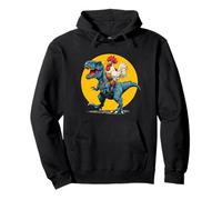 Disfraz de Pollo Best Friends para Amantes de los Dinosaurios Sudadera con Capucha