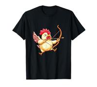 Disfraz de Pollo de Gallo ángel en Estilo Cupido Camiseta