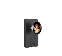 Disfraz de Pollo de Gallo ángel en Estilo Cupido PopSockets PopWallet para MagSafe