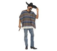 Disfraz De Poncho Auténtico Para Niños Talla Única
