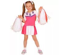 Disfraz de porrista - talla 116, para niños de 4-5 años