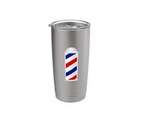 Disfraz de poste de barbero Vaso térmico de acero inoxidable de doble pared