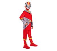 Disfraz De Power Rangers Cosmic Fury Para Niños + Máscara Traje Ranger Negro