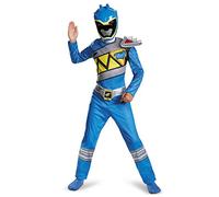 Disfraz de Power Rangers para niños, color azul, Dino Charge, Beast Morphers, Ninja Dinosaurio, Ranger azul, para niños