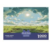 Disfraz de Prado Puzzle Juguete EduGatoivo Decoración del Hogar 1000 Piezas The Man-Eating Pit Rompecabezas Imposible Entretenimiento Creativo para Adultos 70x50cm/1000pcs