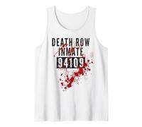 Disfraz de preso del corredor de la muerte 94109 para Halloween Camiseta sin Mangas