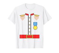 Disfraz de príncipe Encantador Divertido Lindo para niños de Camiseta, Hombre, Blanco, 4XL