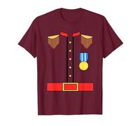 Disfraz de príncipe Encantador Divertido Lindo para niños de Camiseta, Hombre, Granate, S