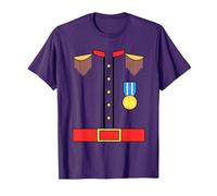 Disfraz de príncipe Encantador Divertido Lindo para niños de Camiseta, Hombre, Morado, L