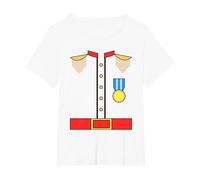 Disfraz de príncipe Encantador Divertido Lindo para niños de Camiseta, Mujer Tallas Grandes, Blanco, 4XL Grande