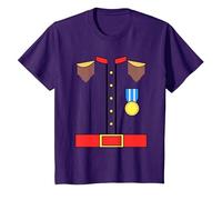 Disfraz de príncipe Encantador Divertido Lindo para niños de Camiseta, Niños, Morado, 4 años
