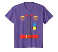 Disfraz de príncipe Encantador Divertido Lindo para niños de Camiseta, Niños, Morado Jaspeado, 2 años