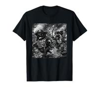 Disfraz de Pug Divertido para niños y niñas, Disfraz Retro de Pirata, Adolescentes y Adultos Camiseta