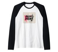 Disfraz de punto de dolor vibrante para adultos y niños Camiseta Manga Raglan