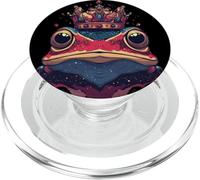 Disfraz de rana corona Cool Kingdom para niños y niñas PopSockets PopGrip para MagSafe