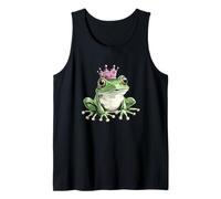 Disfraz de rana mágica con corona para niños y niñas Camiseta sin Mangas