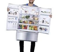 Disfraz de refrigerador - Traje de doble puerta para comedia creativa, ropa de comedia para cosplay, ropa ligera para | disfraz de personaje de utensilios de cocina para eventos