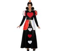 Disfraz de Reina de corazones clásico para mujer XXL
