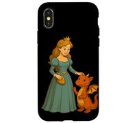 Disfraz de reina dragón para amantes de cuentos de hadas y princesas Carcasa para iPhone X/XS