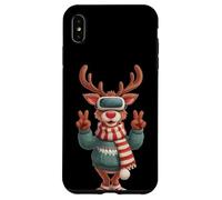 Disfraz de Reno de Realidad Virtual para Adultos y niños Carcasa para iPhone XS MAX